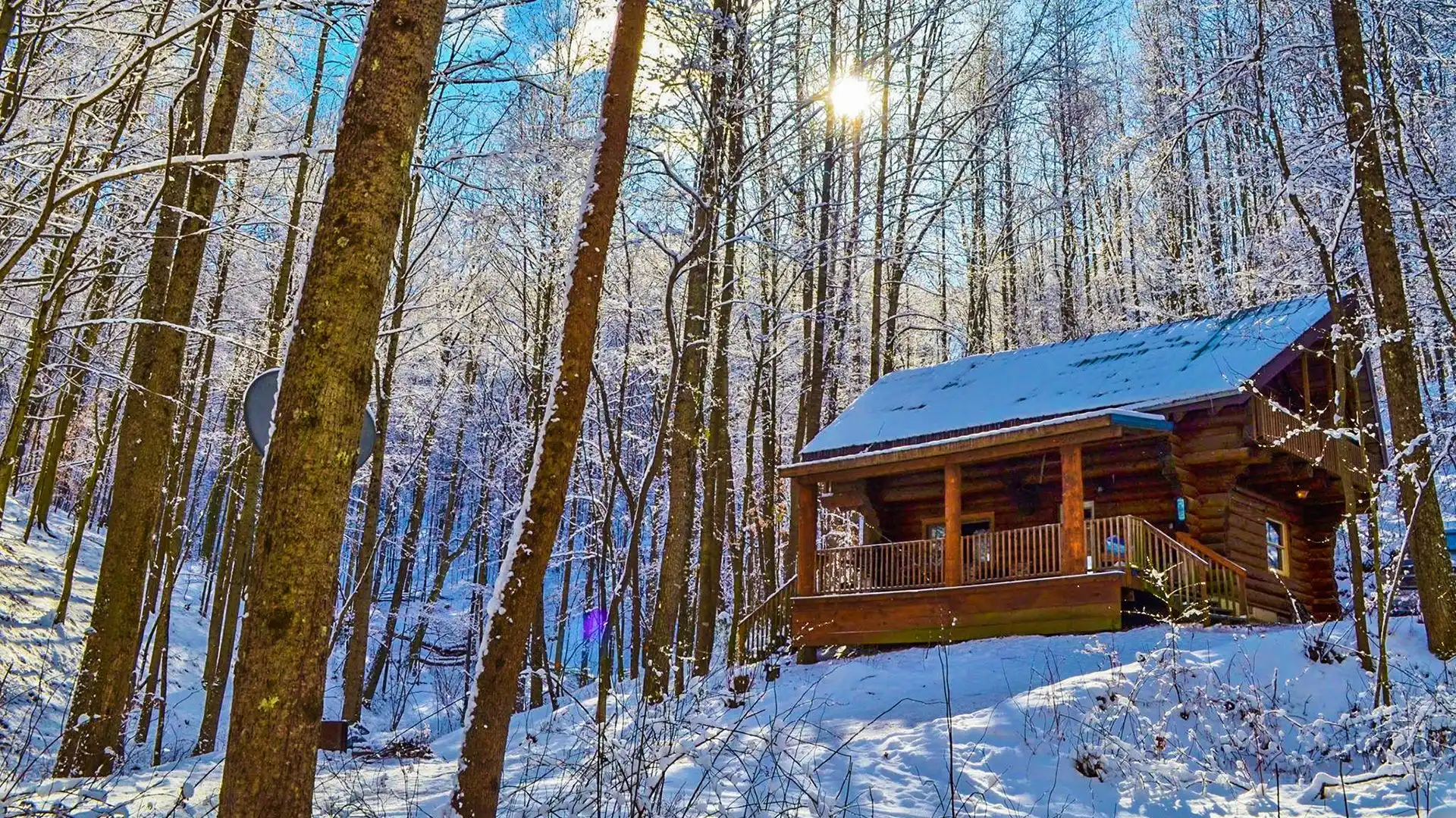 Elkins Pass Cabin In Winter